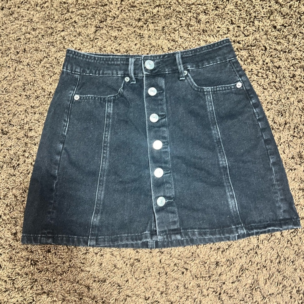 American Eagle Outfitters Blue Mini A-Line Skirt